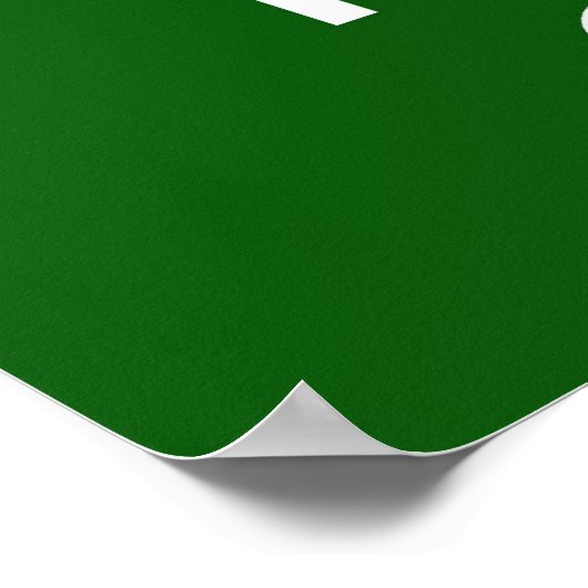 Behalt Ruhe und Wanderung auf Plakat (Ecke)