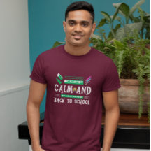 Behalt Ruhe und Willkommen zurück in der Schule