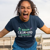Behalt Ruhe und Willkommen zurück in der Schule T-Shirt