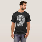 Behalt Ruhe und Windsurfing T-Shirt (Vorne ganz)