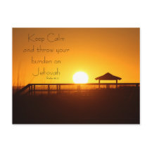 Behalt Ruhe und wirf deinen Aufwand auf Jehovah.