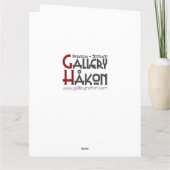 Behalt Ruhe und wünsche einen guten Geburtstag Karte (Rückseite)