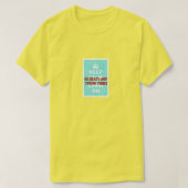 Behalt Ruhe, wirbeln Dinge T-Shirt (Design vorne)