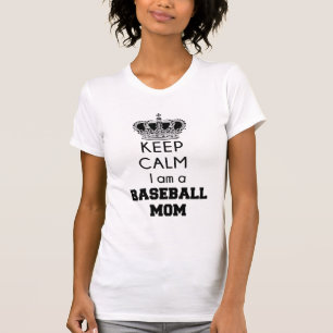 Behalt ruhig, Baseball-Mama-Hemd T-Shirt