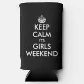 Behalt ruhig, es ist Mädchenwochenende lustig Selters Dosenkühler (Vorderseite)
