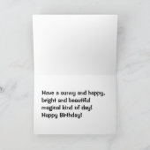 Behalt ruhig, humerisch karte (Innenseite)