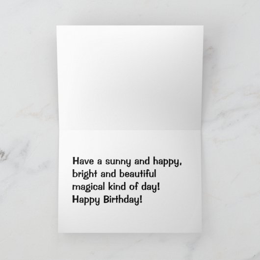 Behalt ruhig, humerisch karte (Innenseite)