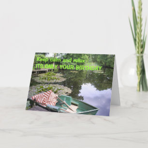 Behalt ruhig, humerisch karte