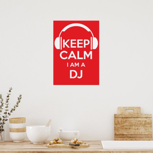 Behalt ruhig, ich bin DJ Poster (Küche)