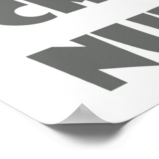 behalt ruhig, ich bin ein Kinderpfleger-Poster Poster (Ecke)