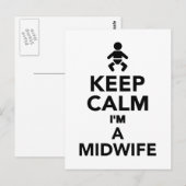 Behalt ruhig, ich bin eine Midfrau Postkarte (Vorne/Hinten)