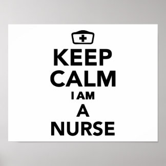 Behalt ruhig, ich bin Krankenschwester Poster