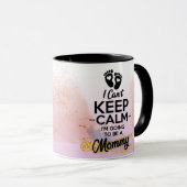 behalt ruhig, ich werde eine Mami. Geschenk junge  Tasse (VorderseiteRechts)
