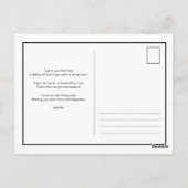 Behalt ruhig und backen Eisbärenbär, sonnige Wasse Postkarte (Rückseite)