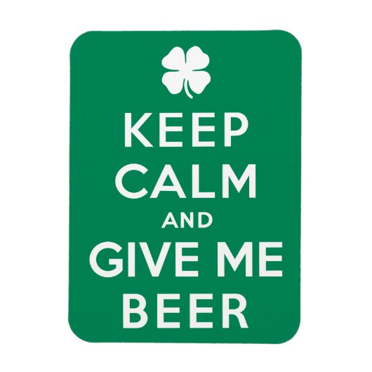 Behalt ruhig und gib mir Bier Magnet (Vertikal)