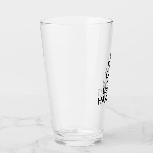 Behalt ruhig und lass Papa kümmern es Spaß Vaterta Glas (Rechts)