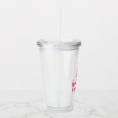 Behalt ruhig und ließ eine RN-Krankenschwester wit Acryltrinkbecher (Rechts)