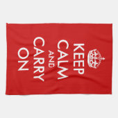 Behalt ruhig und trage Küchentücher (Horizontal)