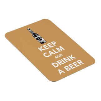 Behalt ruhig und trinke einen Biermagneten aus Fot Magnet