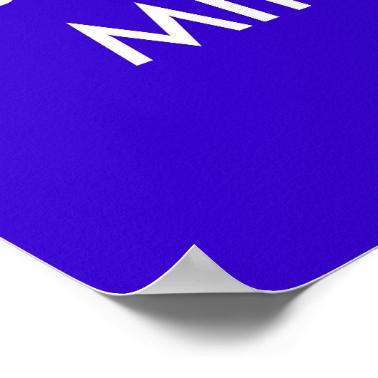 Behalt ruhig Vertrauen in Gott glauben an Wunder Poster (Ecke)