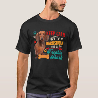 Behalt ruhige Dackel nicht ein lustiger Hai Matchi T-Shirt