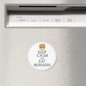 Behalt ruhige und fressende Burger Magnet (In Situ (Geschirrspüler))