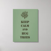 Behalt ruhiger Bäume Leinwanddruck (Vorderseite)