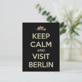 behalt ruhiger Besuch berlin Postkarte (Stehend Vorderseite)