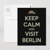 behalt ruhiger Besuch berlin Postkarte (Vorne/Hinten)