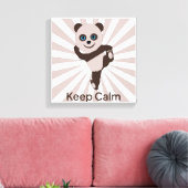 behalt ruhiger Panda Leinwanddruck (Insitu (Wohnzimmer))