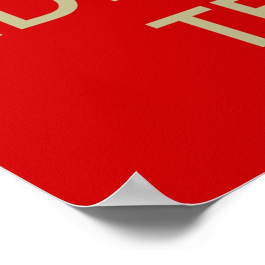 Behalt ruhiger Plakate (Ecke)