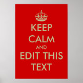 Behalt ruhiger Plakate (Vorne)