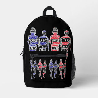 Behalt Running All over Print-Rucksack Bedruckter Rucksack