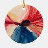 Behalt Schlittenhunde! Verzierung Keramik Ornament (Vorne)