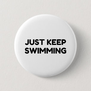 Behalt SCHWIMMEN Button
