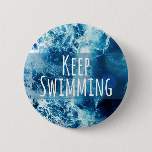 Behalt Schwimmmeer Motivierend Button