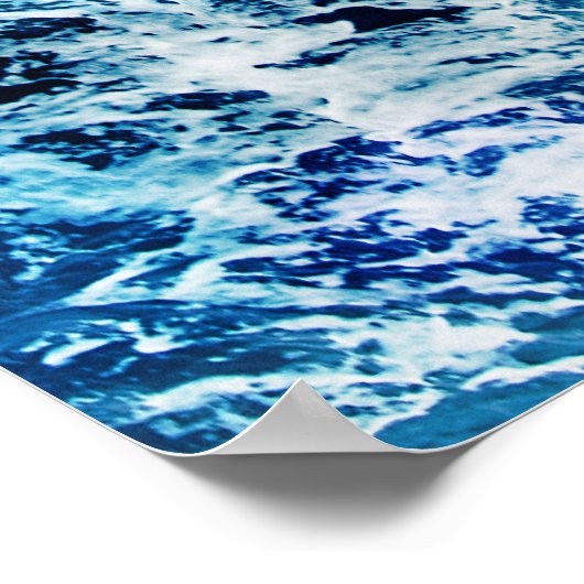 Behalt Schwimmmeer Motivierend Poster (Ecke)