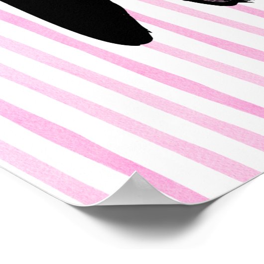 Behalt seltsam zu sein poster (Ecke)