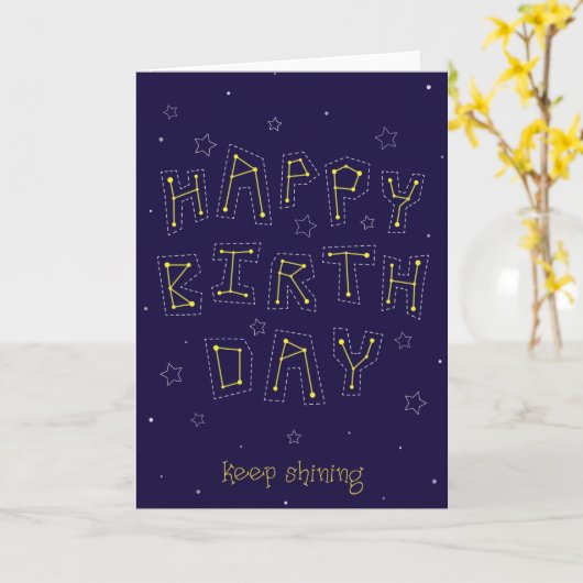 Behalt Shining Karte (Gelbe Blume)