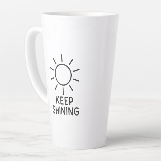 Behalt Shining Sun Design T Milchtasse (Linke Ecke)