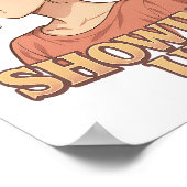 Behalt Shojo PNG für DTF & Handwerk anzeigen Poster (Ecke)