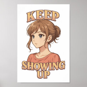 Behalt Shojo PNG für DTF & Handwerk anzeigen Poster