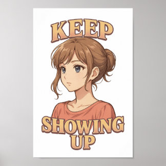 Behalt Shojo PNG für DTF & Handwerk anzeigen Poster
