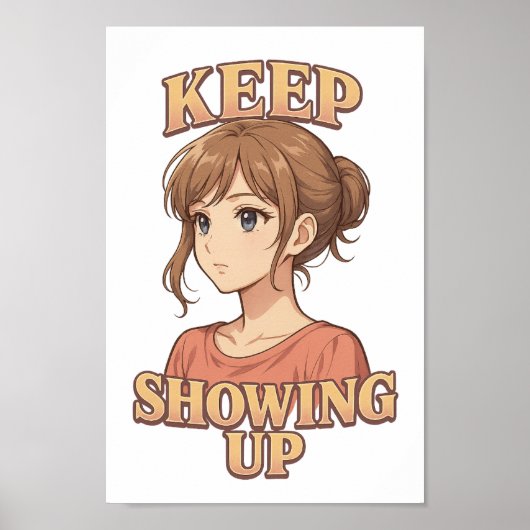 Behalt Shojo PNG für DTF & Handwerk anzeigen Poster (Vorne)