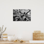 Behalt sie fliegen - Bombardier Monochrome Poster (Küche)