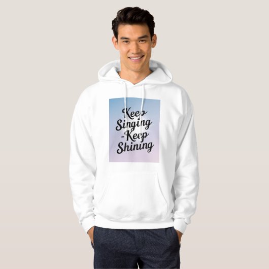 Behalt Singing Behalte Shining 2 Hoodie (Vorne ganz)