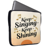 Behalt Singing Behalte Shining Laptopschutzhülle (Vorne Rechts)