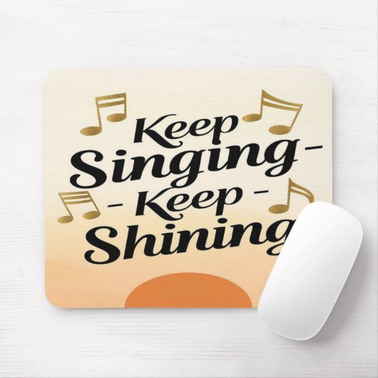 Behalt Singing Behalte Shining Mousepad (Mit Mouse)