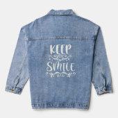 Behalt Smile Teach Denim Jacket Jeansjacke (Rückseite)