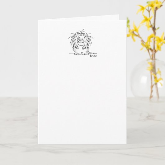 BEHALT SMILING KARTE (Gelbe Blume)